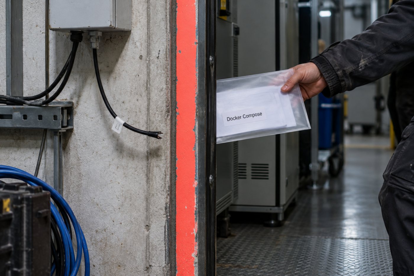 En miljøvariabel som secret-kilde fungerer i Docker Compose, men ikke med docker stack deploy.