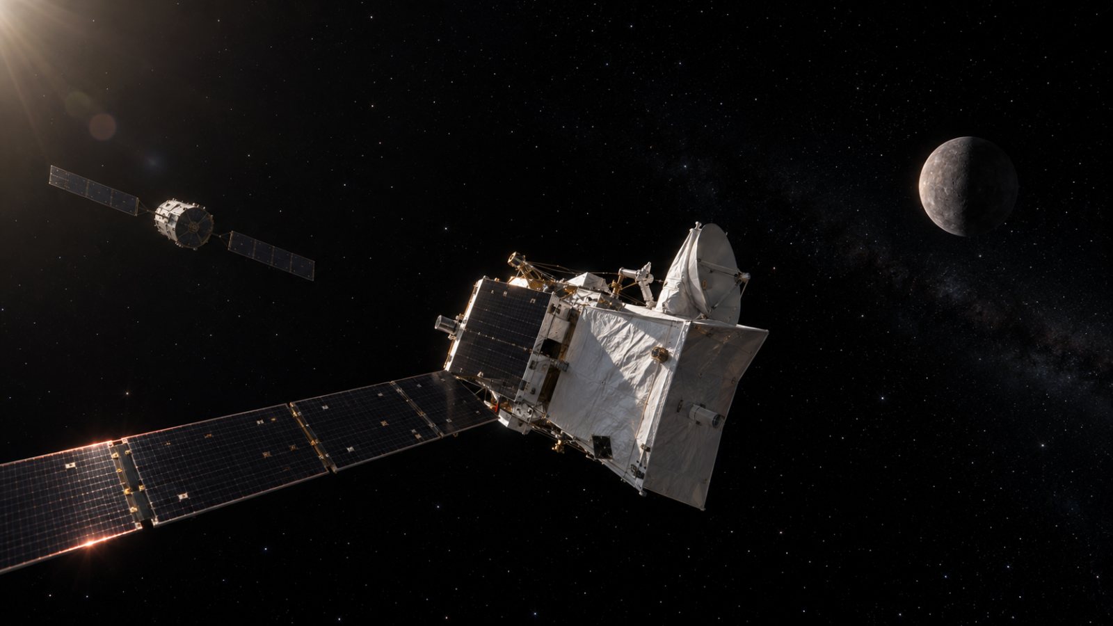 BepiColombo甩掉最后推进舱：抵达水星还要闯六个月