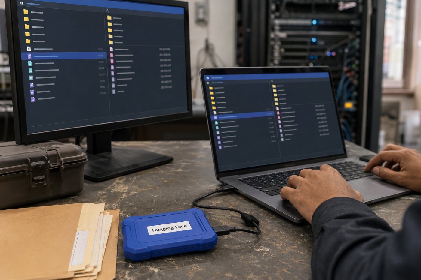 Hugging Face repository-এর weights, metadata, license ও version স্বাধীন storage-এ যাচাইকৃত backup