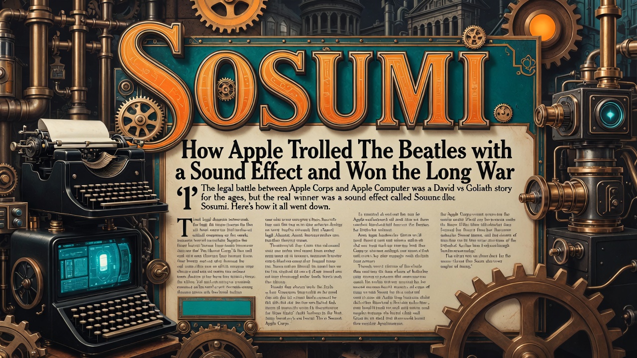 Sosumi: How Apple Trolled The Beatles with a Sound Effect and Won the Long War