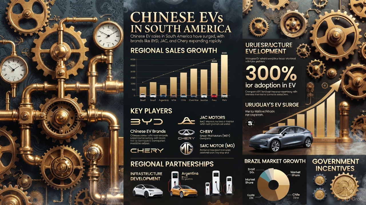 Chinese EVs Electrify South America: A Boom Without Tesla in Sight