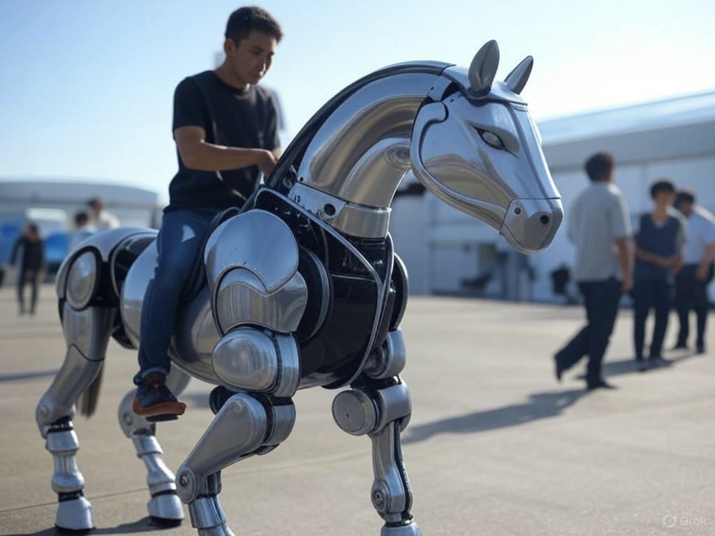 Kawasaki Unveils Corleo: A Hydrogen-Powered Robotic Horse Concept