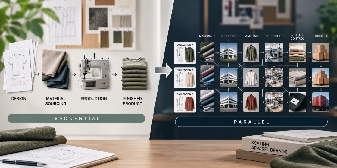 Why the Clothing Production Process Often Fails to Scale With Brand Growth