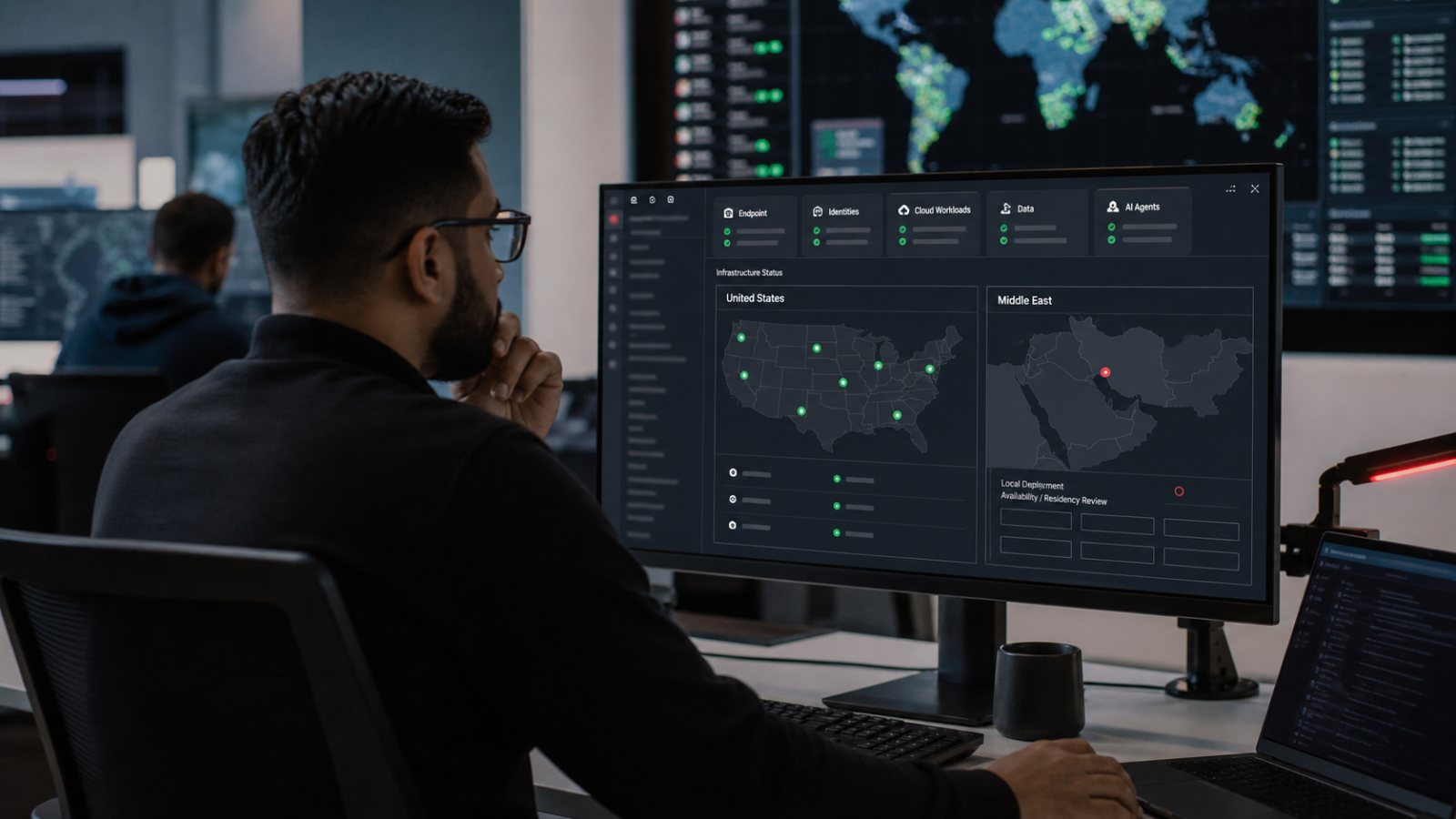 CrowdStrike Falcon يعمل على Google Cloud، لكن الإتاحة تبدأ من أميركا