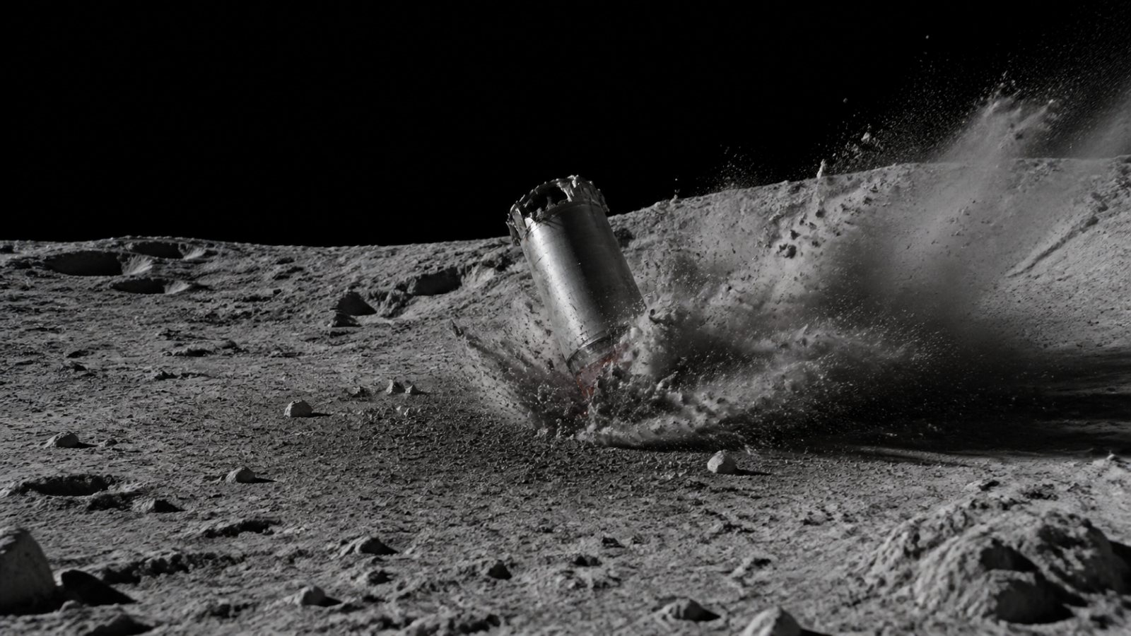 Un Falcon 9 se estrelló contra la Luna: la basura espacial dejó una señal