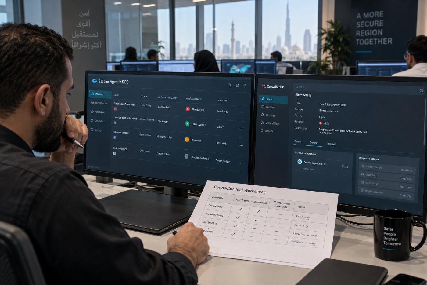 تقييم قابل للقياس لأحكام Zscaler Agentic SOC والإيجابيات الكاذبة وعمليات التراجع قبل الأتمتة الكاملة