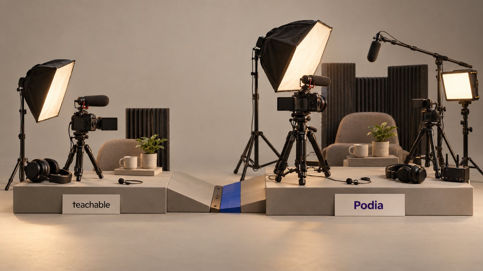 Teachable ou Podia : le volume des ventes peut inverser le choix