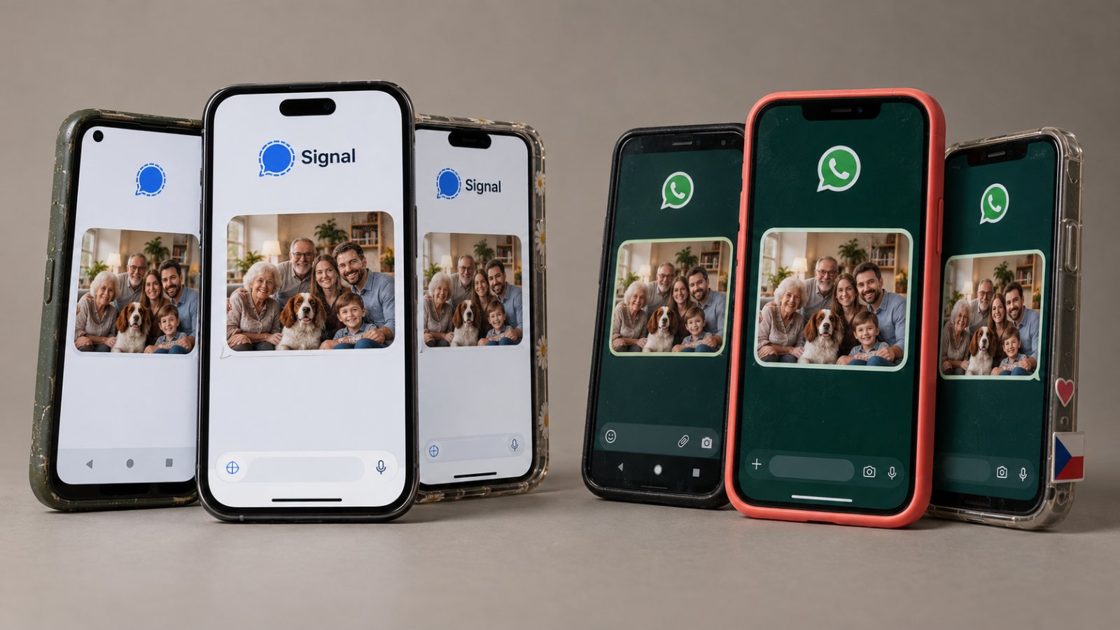 Signal, nebo WhatsApp: zprávy šifrují oba, metadata je rozdělují