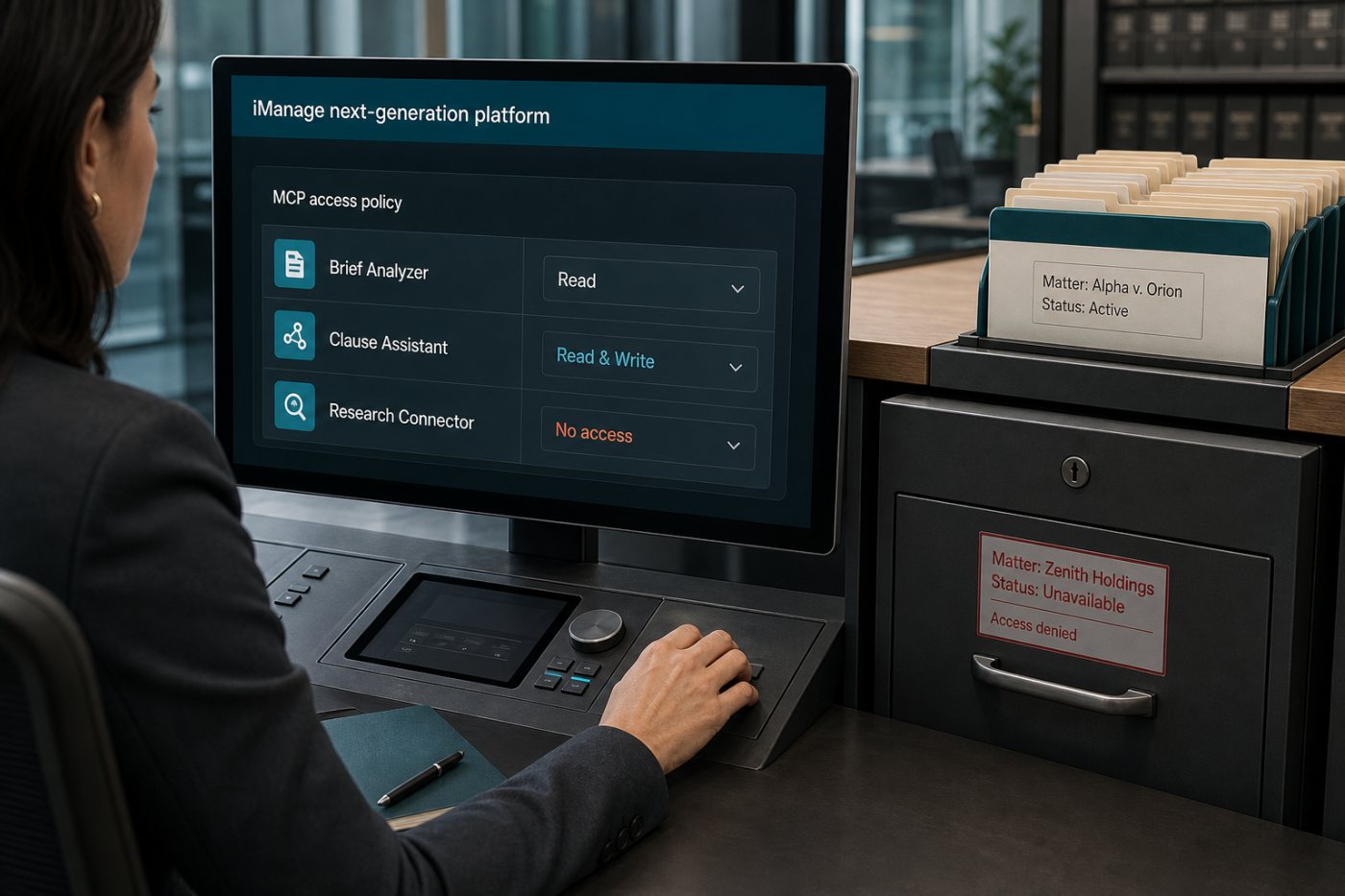 iManage MCP client-এর read ও write policy matter permission-এর সঙ্গে আলাদাভাবে নিয়ন্ত্রিত হচ্ছে