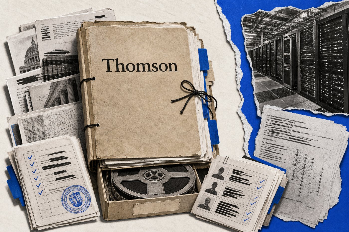 Thomson Reuters kiểm soát mô hình, dữ liệu và tiêu chuẩn đánh giá nhưng vẫn dùng hạ tầng cùng nền tảng mở bên ngoài.
