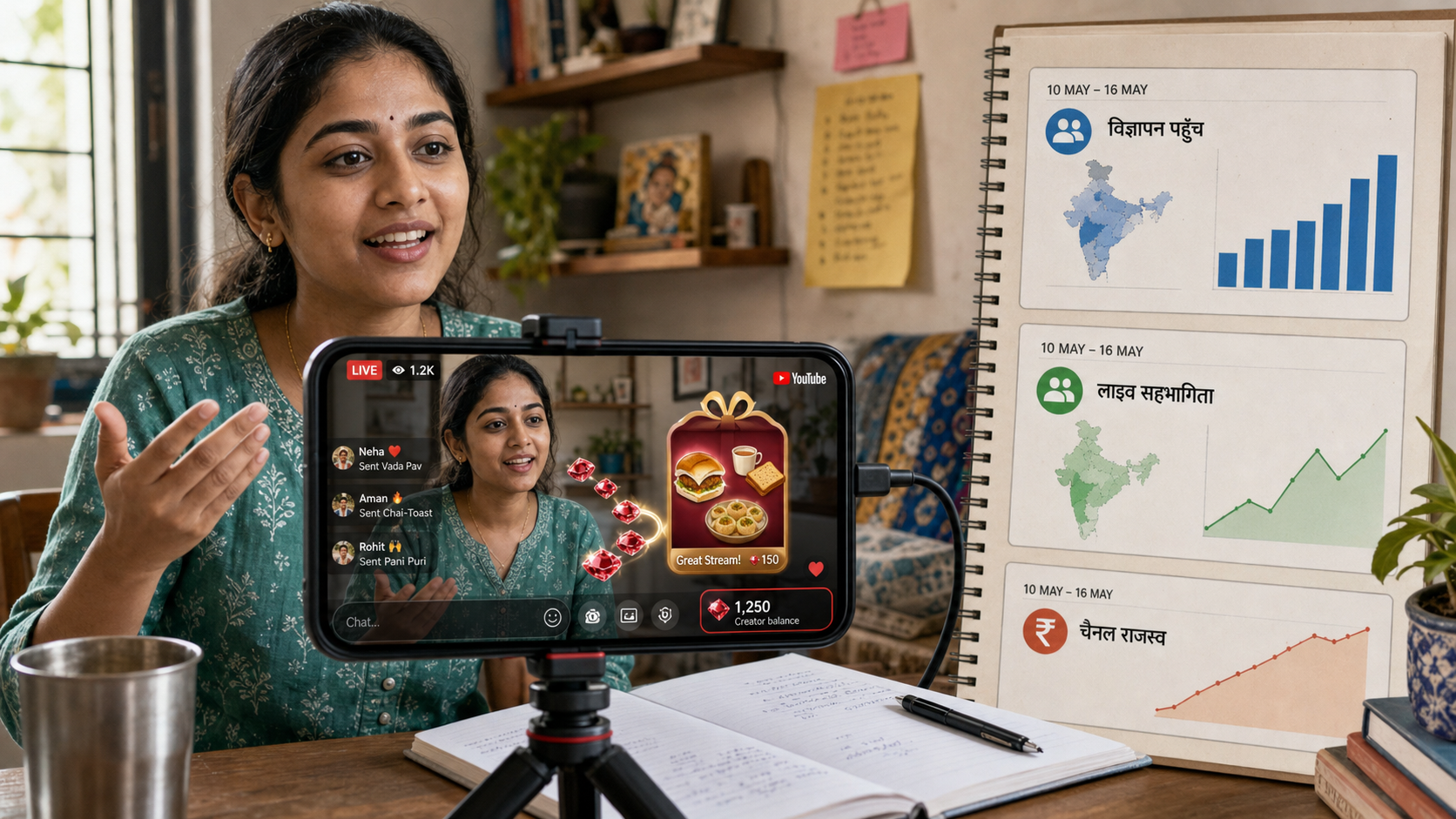 youtube channel statistics india: भारत में YouTube Gifts लॉन्च के बाद नए आँकड़े