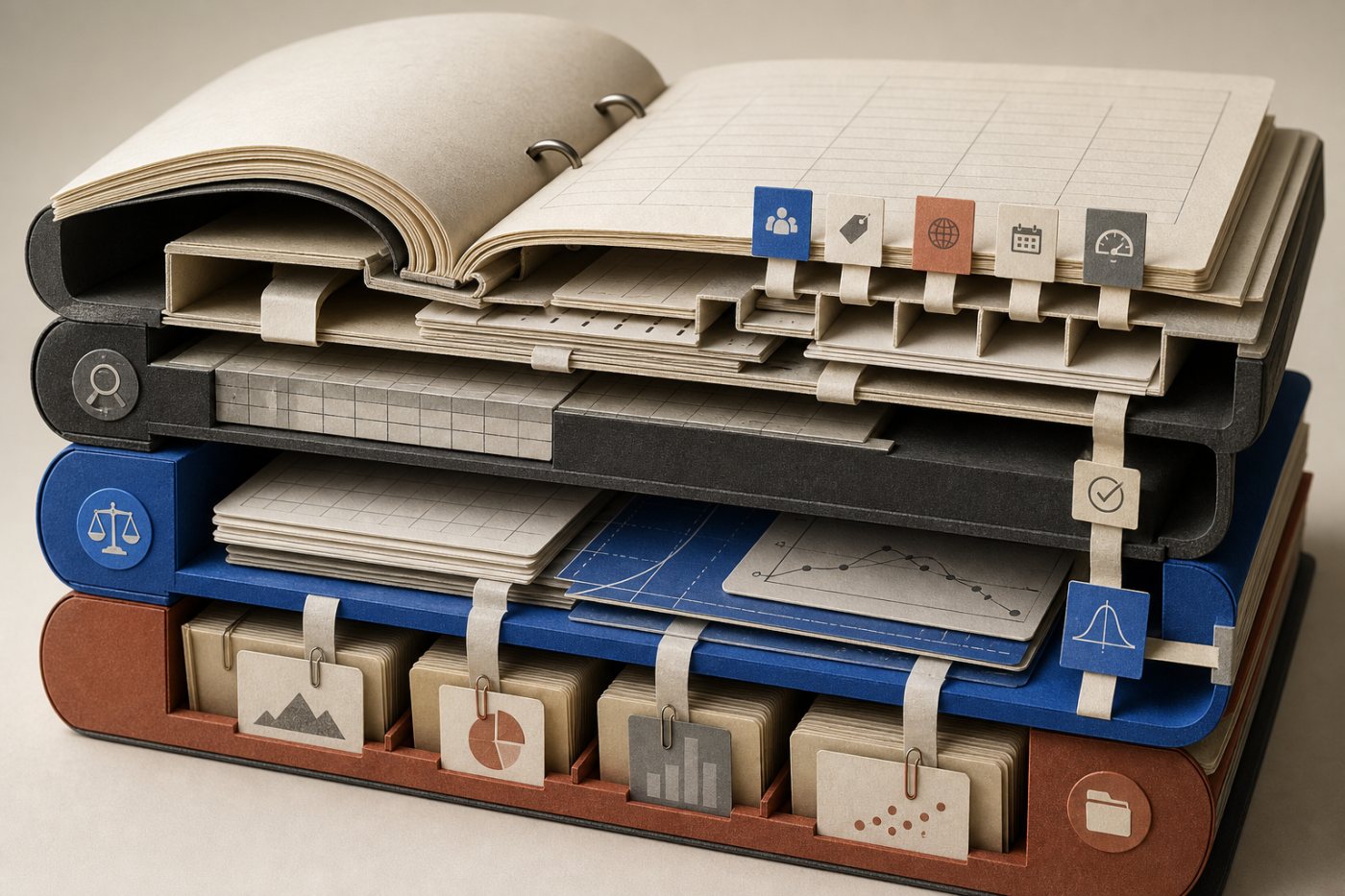 A market-sizing workbook separates three calculation methods and records the source date, unit and confidence of every input.