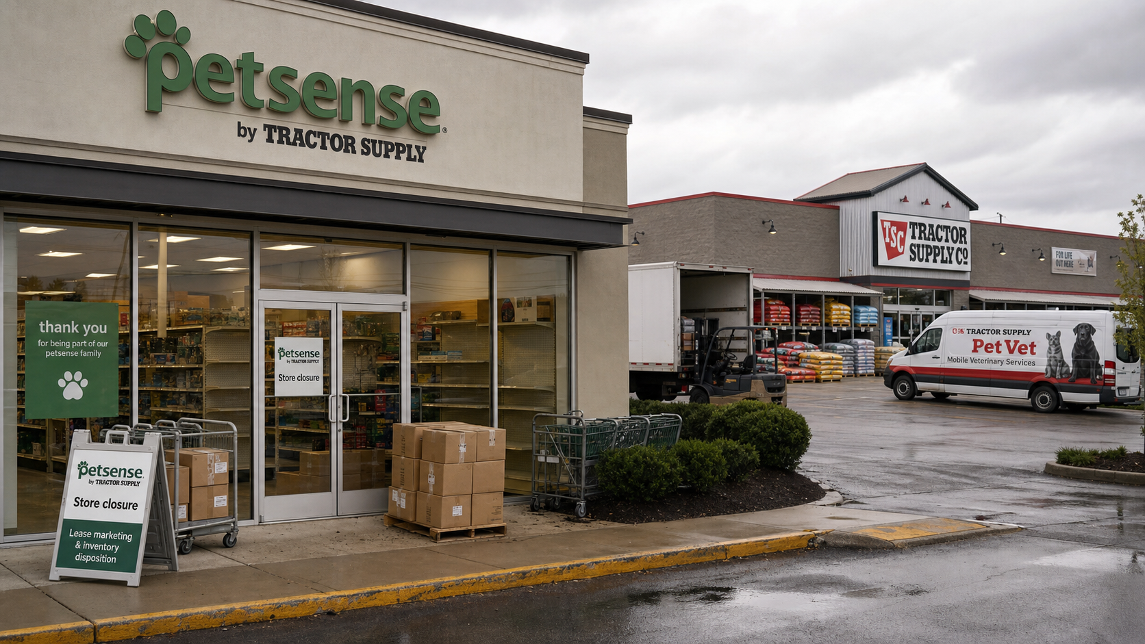 Tractor Supply to Close 75 Underperforming Petsense Stores