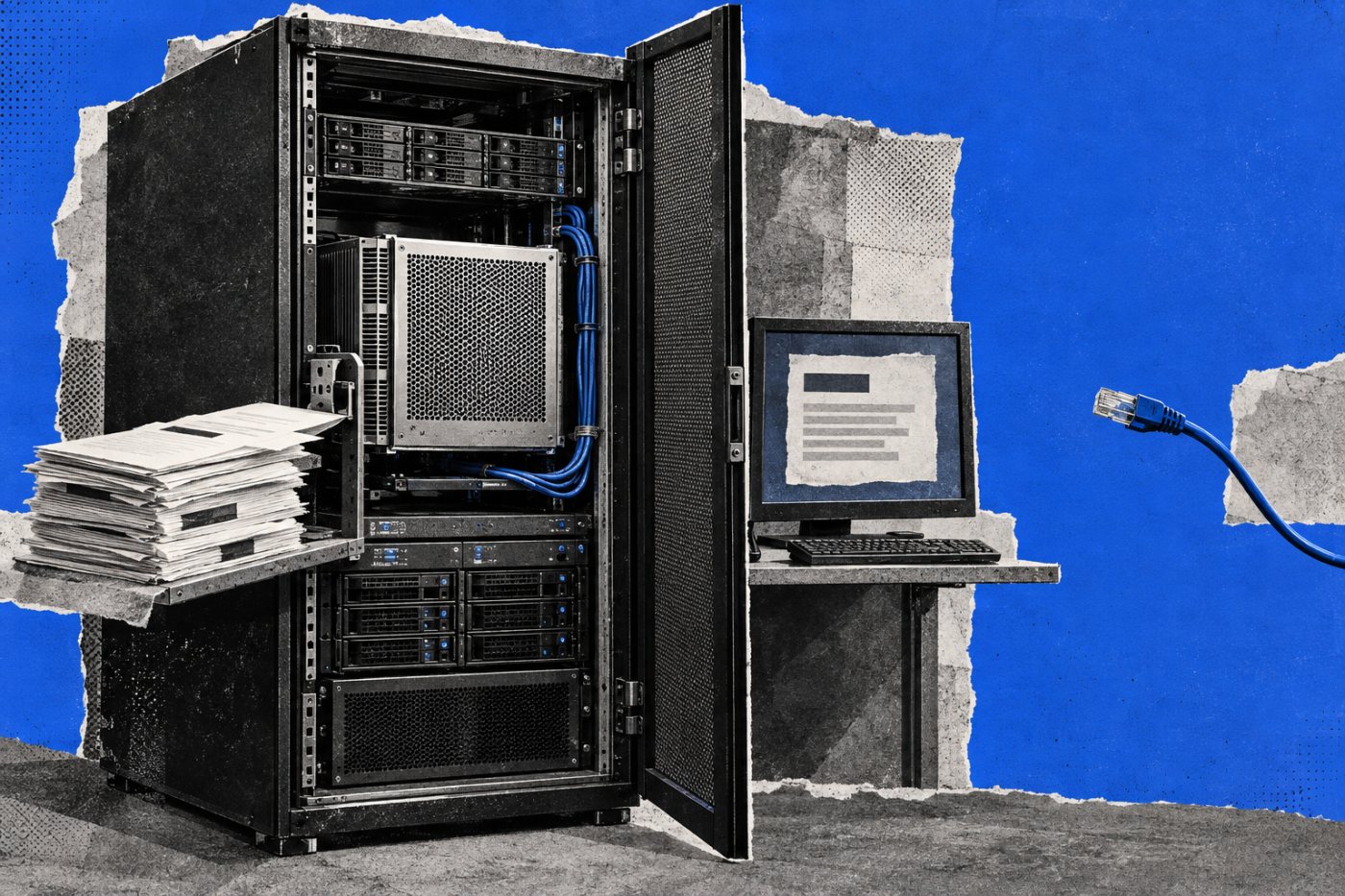 Mistral inference runs beside governed Cloudera data inside a disconnected enterprise environment.
