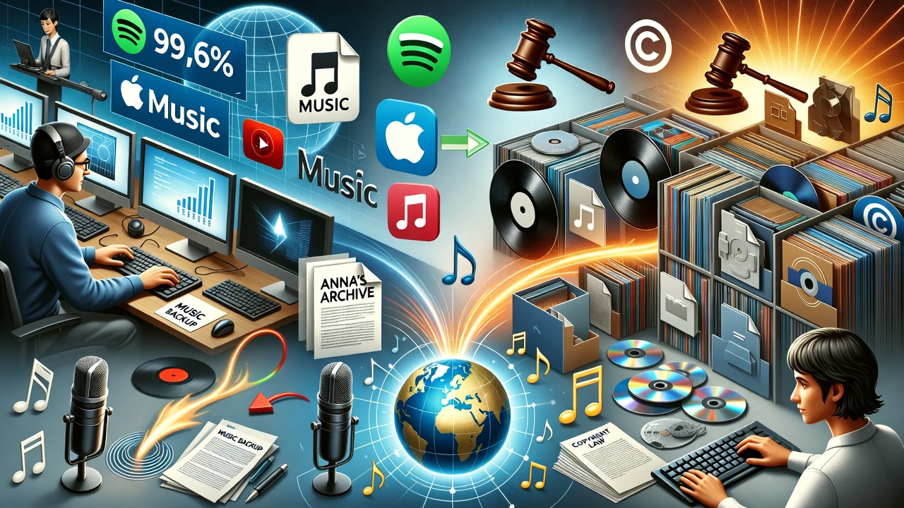 Pirate Activists Unleash Spotify's Musical Trove: Anna's Archive's Bold 300TB 'Backup' Gambit