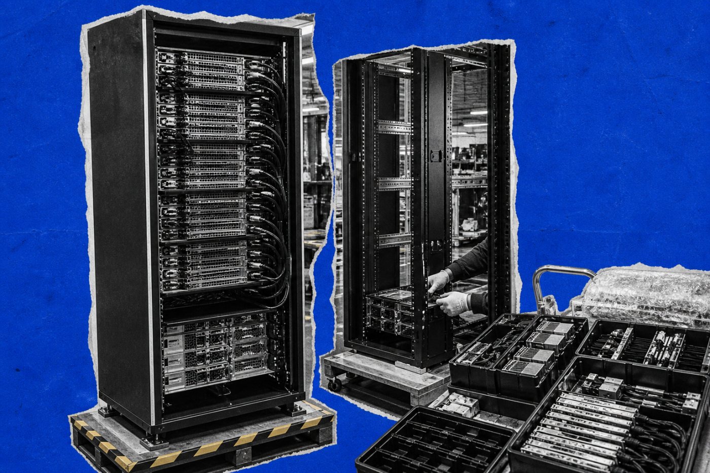NVIDIA AI سسٹمز کی تیاری میں مکمل ریکس کے ساتھ میموری اور نیٹ ورکنگ اجزا کی محدود دستیابی