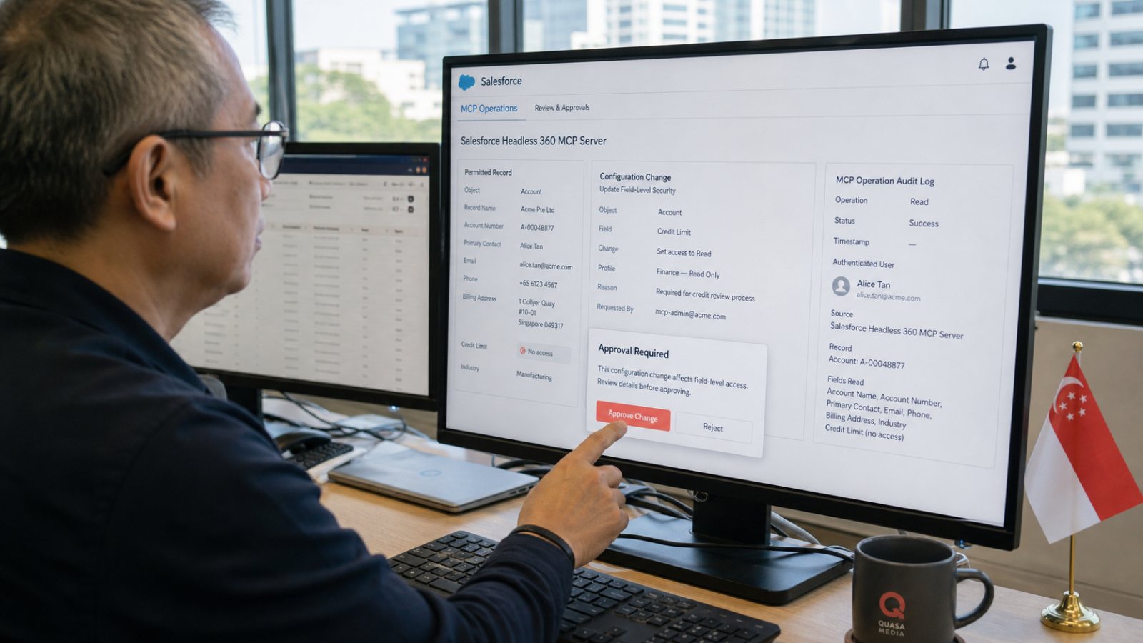Salesforce把MCP接进全平台,AI代理仍受原有权限约束