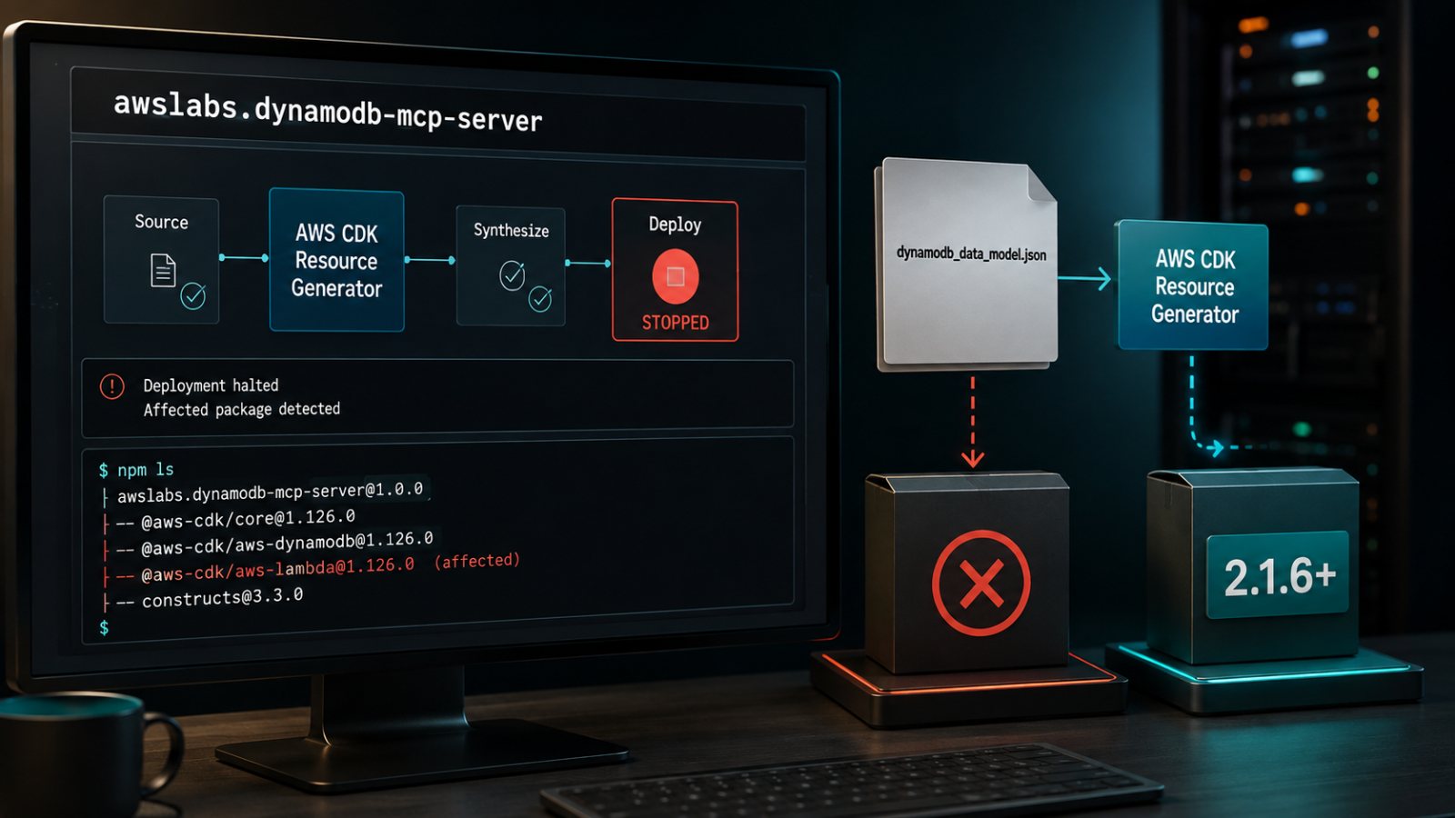 DynamoDB MCP Server допускает выполнение кода — безопасна версия 2.1.6