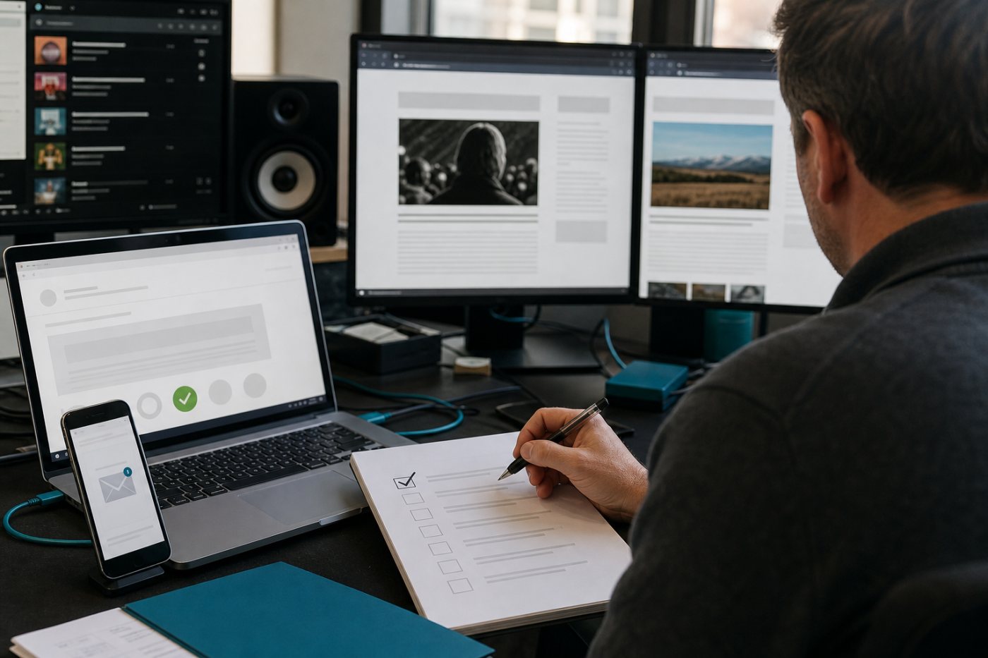 Email authentication, post redirects, reader access, and RSS routing validated during newsletter cutover.