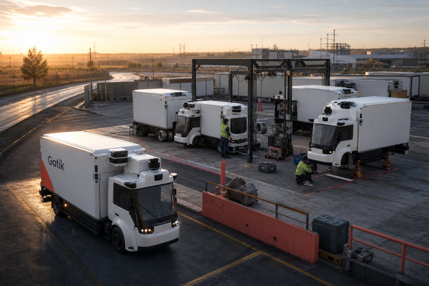 Gatik prépare de nouveaux camions sans conducteur tout en maintenant les départs de sa flotte commerciale actuelle.