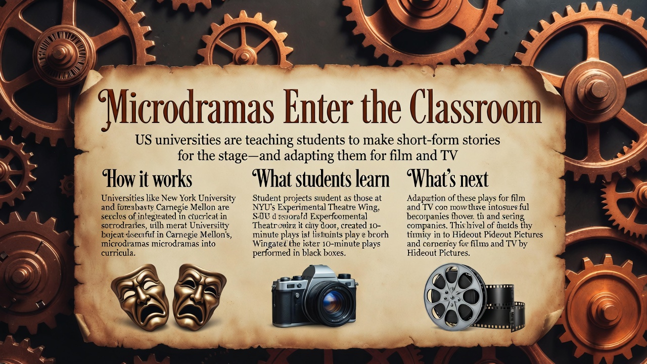 Microdramas Enter the Classroom: How US Universities Are Adapting to the Short-Form Storytelling Revolution
