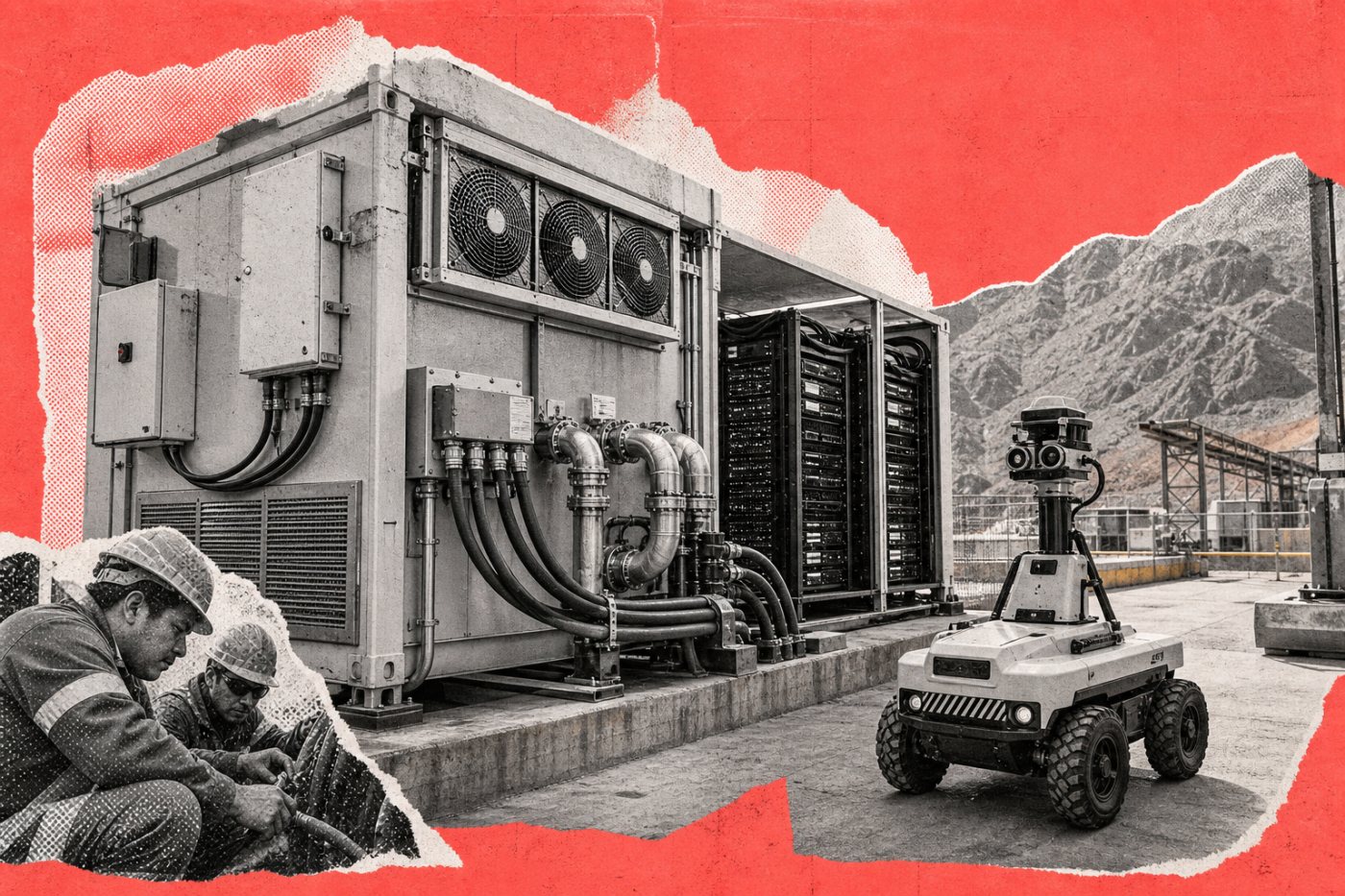 Infraestrutura modular de energia e refrigeração sustenta servidores de IA e equipamentos autônomos em uma operação latino-americana.
