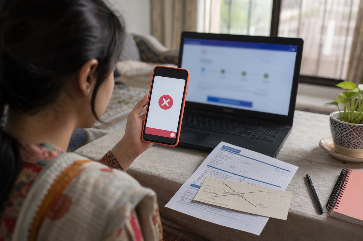 امیدوار equipment cheque کے مقابل mobile-wallet ادائیگی روک کر اپنی اصل رقم محفوظ رکھتا ہے