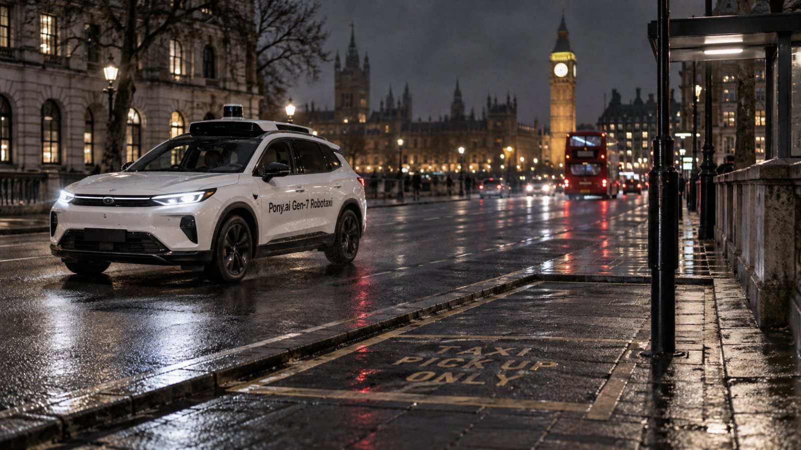 Uber and Pony.ai Will Test London Robotaxis—A Launch Date Is Still Missing