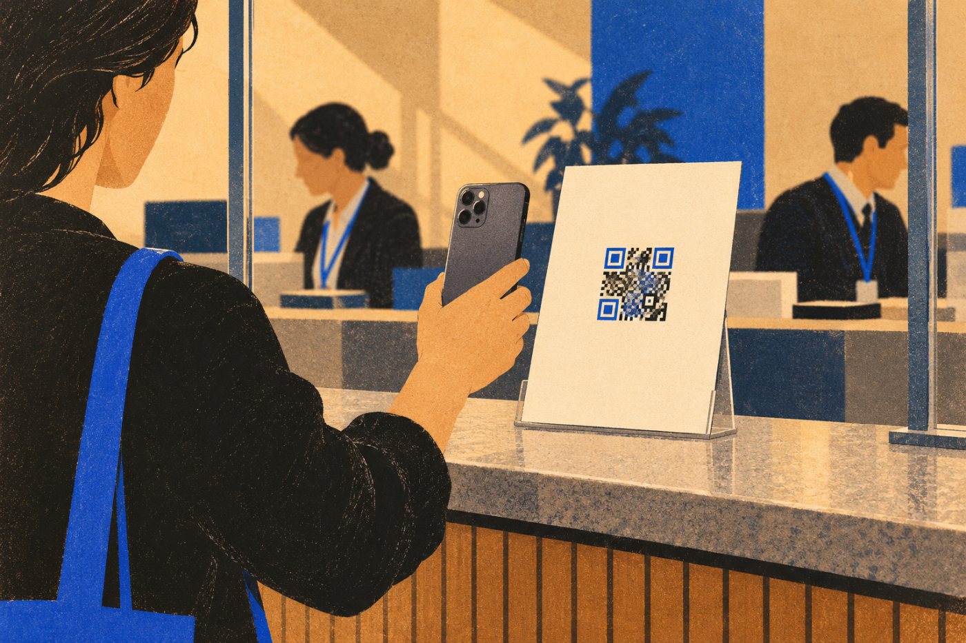 Kode QR pada PDF dipindai sebagai jalur menuju validasi dokumen elektronik.