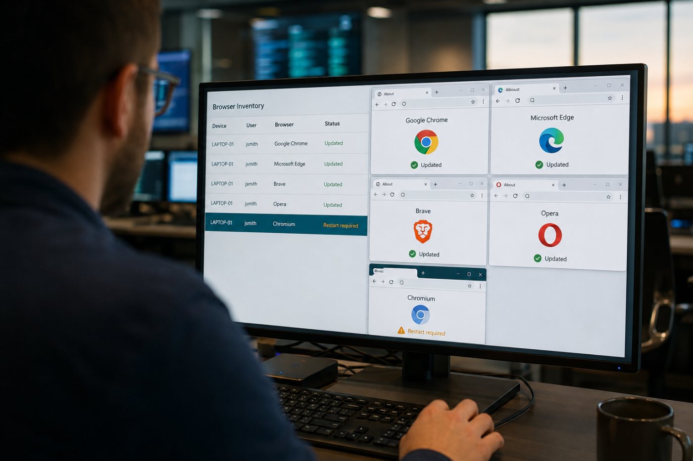 فحص متصفحات Chromium كل على حدة لاكتشاف نسخة غير مصححة داخل بيئة مؤسسية