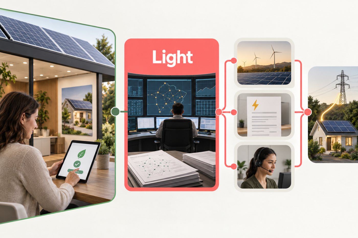 Plano de eletricidade de uma empresa solar é ativado enquanto a Light executa a operação regulada nos bastidores.