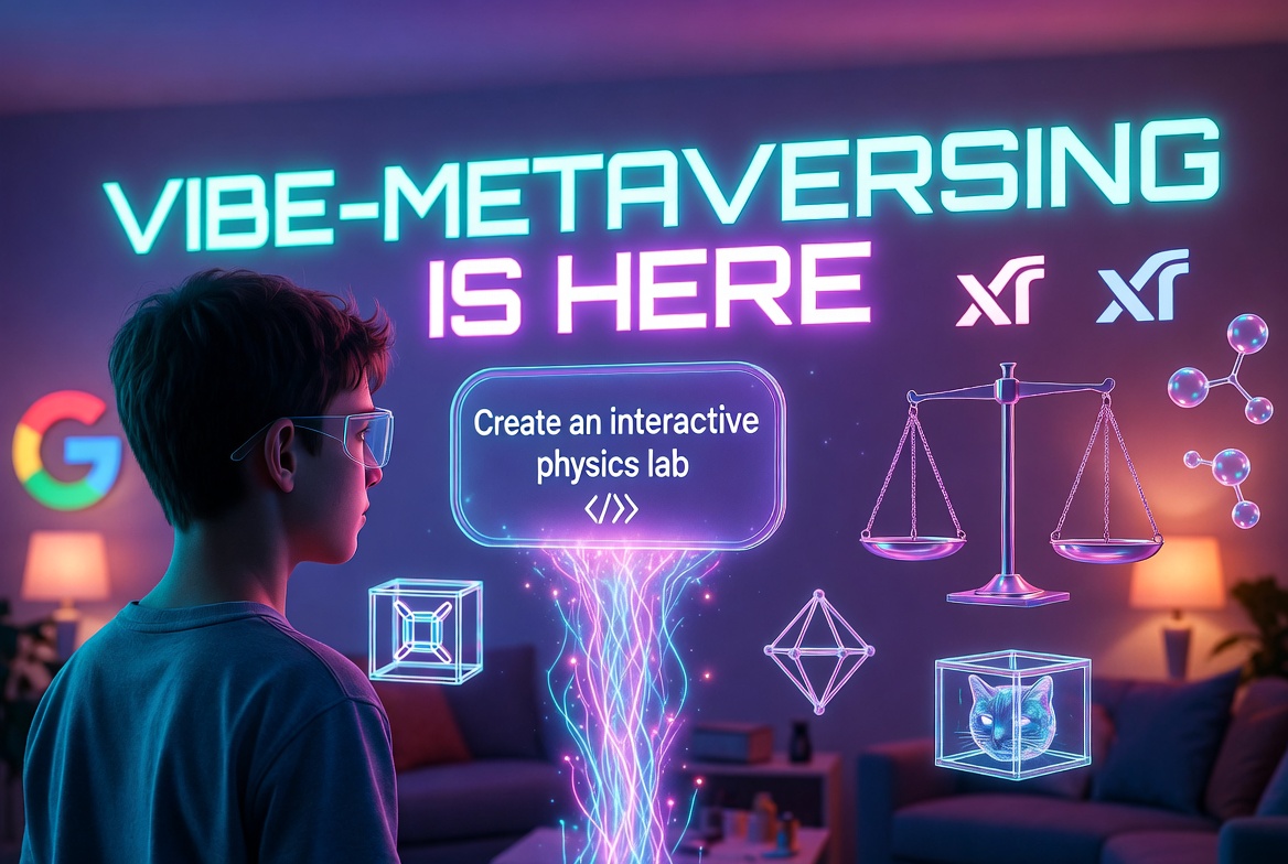 Vibe-Metaversing Is Here: Google Just Made Building XR Worlds as Easy as “Vibe It”