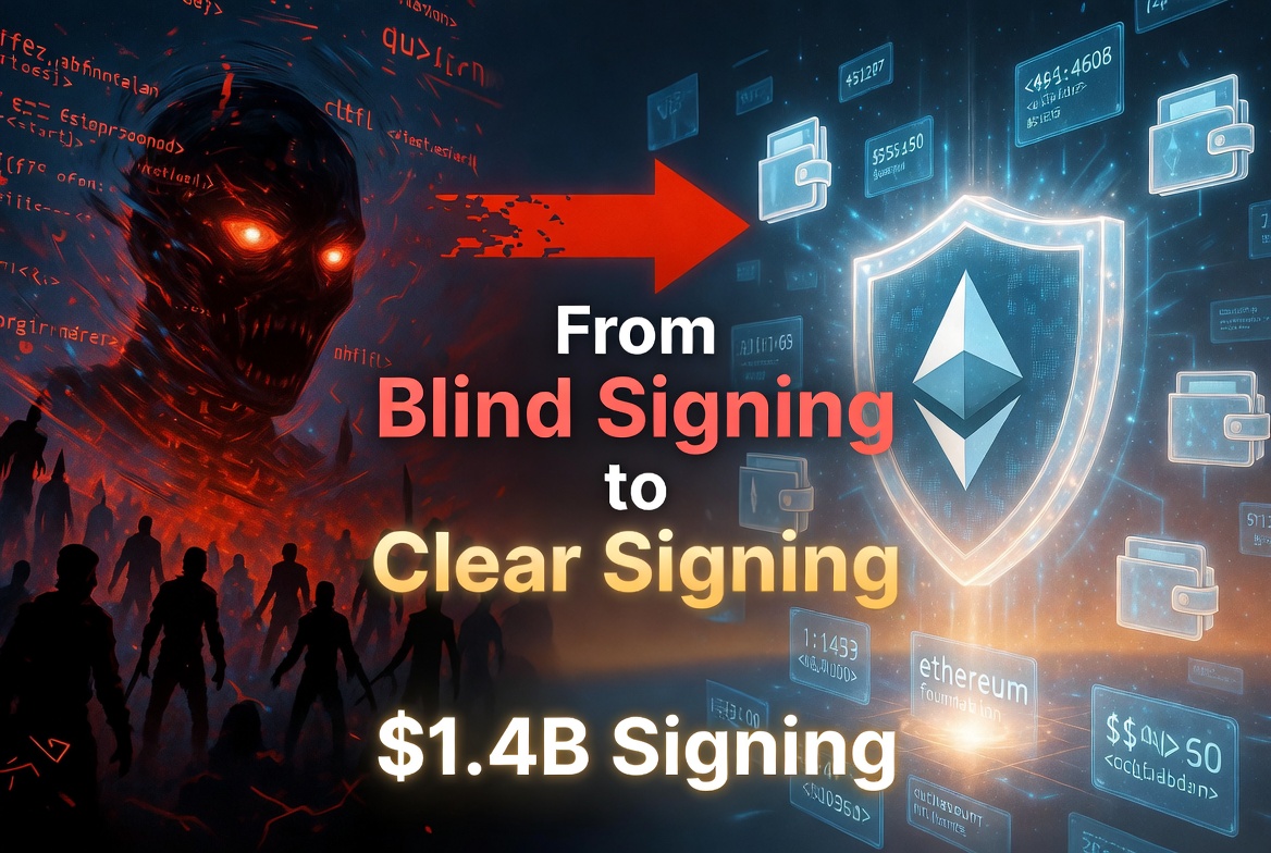 Ethereum Foundation Launches Clear Signing Standard — Finally Putting an End to “Blind Signing” and Billion-Dollar Drains