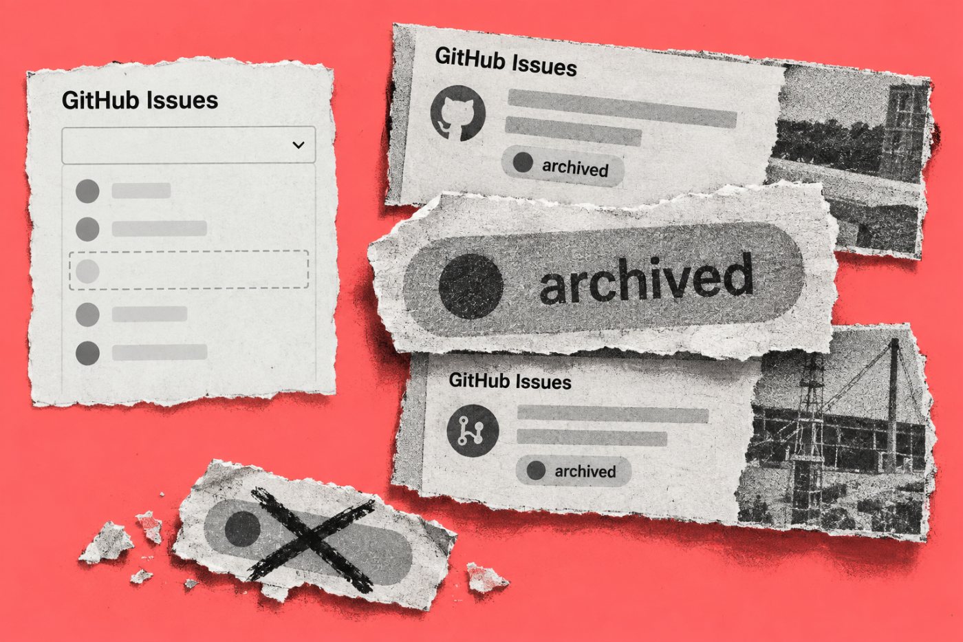 Arşivlenen GitHub etiketinin geçmiş kayıtlarda kalıp yeni seçim listesinden çıkması