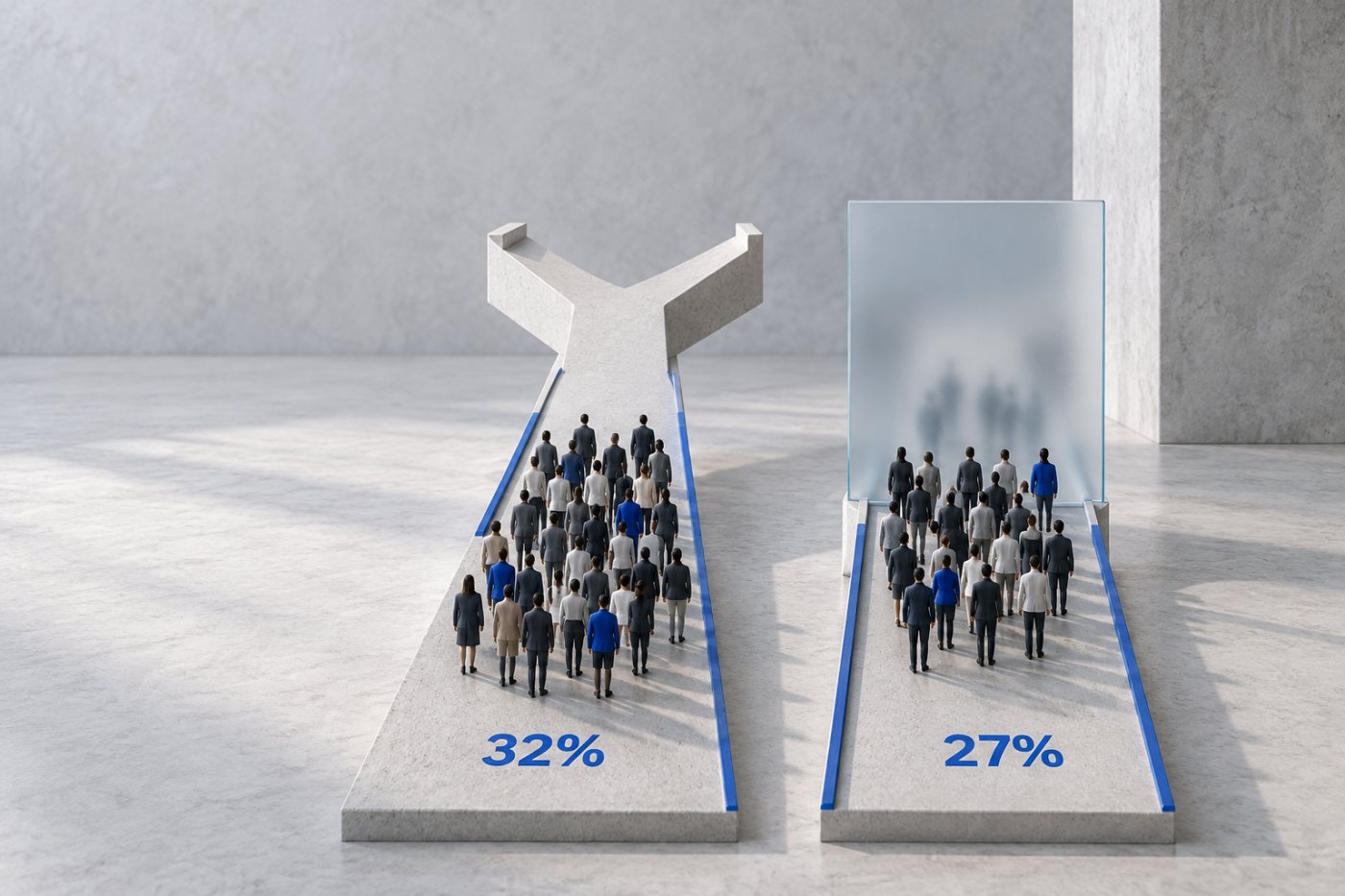 У апытанні Visier 32% супрацоўнікаў не бачаць яснага плана, а 27% не ведаюць, ці ёсць ён.