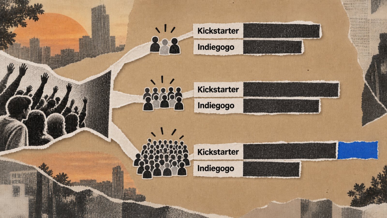Kickstarter эсвэл Indiegogo: 5%-ийн ижил шимтгэл ижил орлого биш
