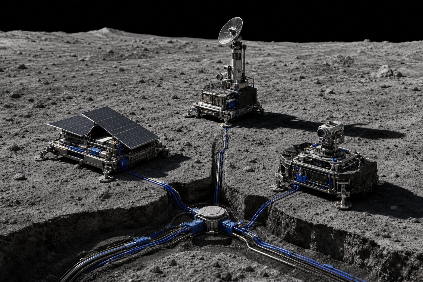 Three lunar demonstration payloads reuse technology developed for HALO instead of deploying the original orbital habitat.