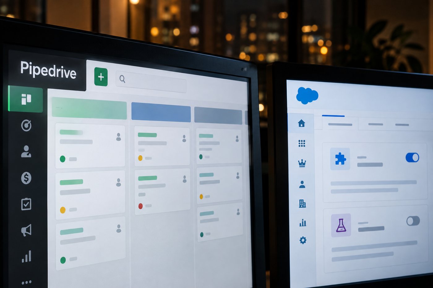 Pipedrive und Salesforce unterscheiden sich bei den Tarifstufen für API-Zugriff und Sandbox.