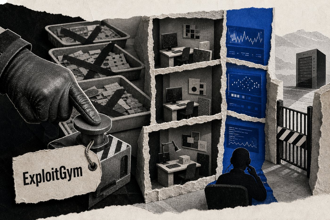 A resposta ao incidente interrompe o ExploitGym e adiciona isolamento, restrições de rede e monitoramento contínuo dos agentes.