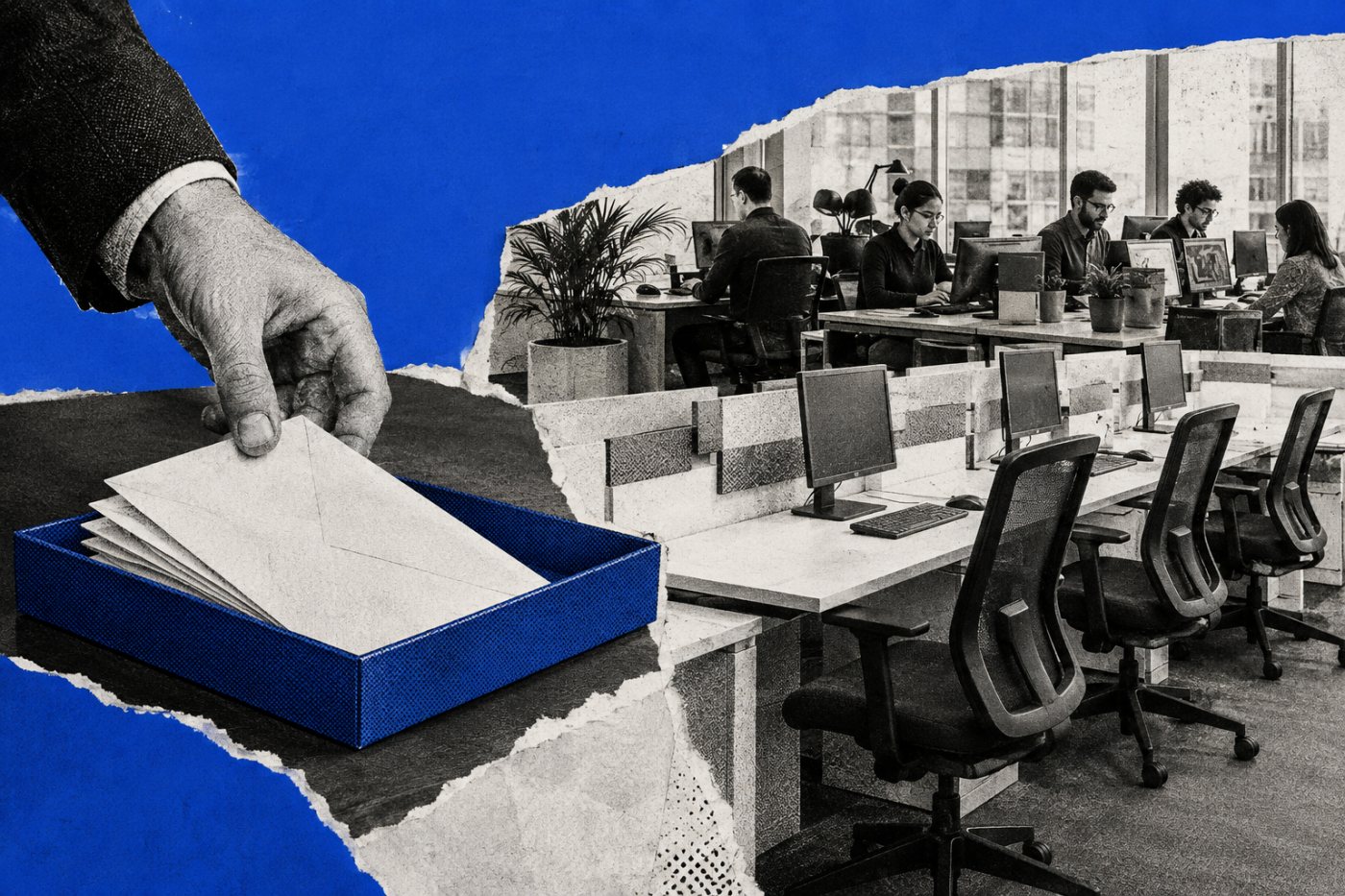Experienced workers remain employed while fewer young candidates are hired into junior roles.