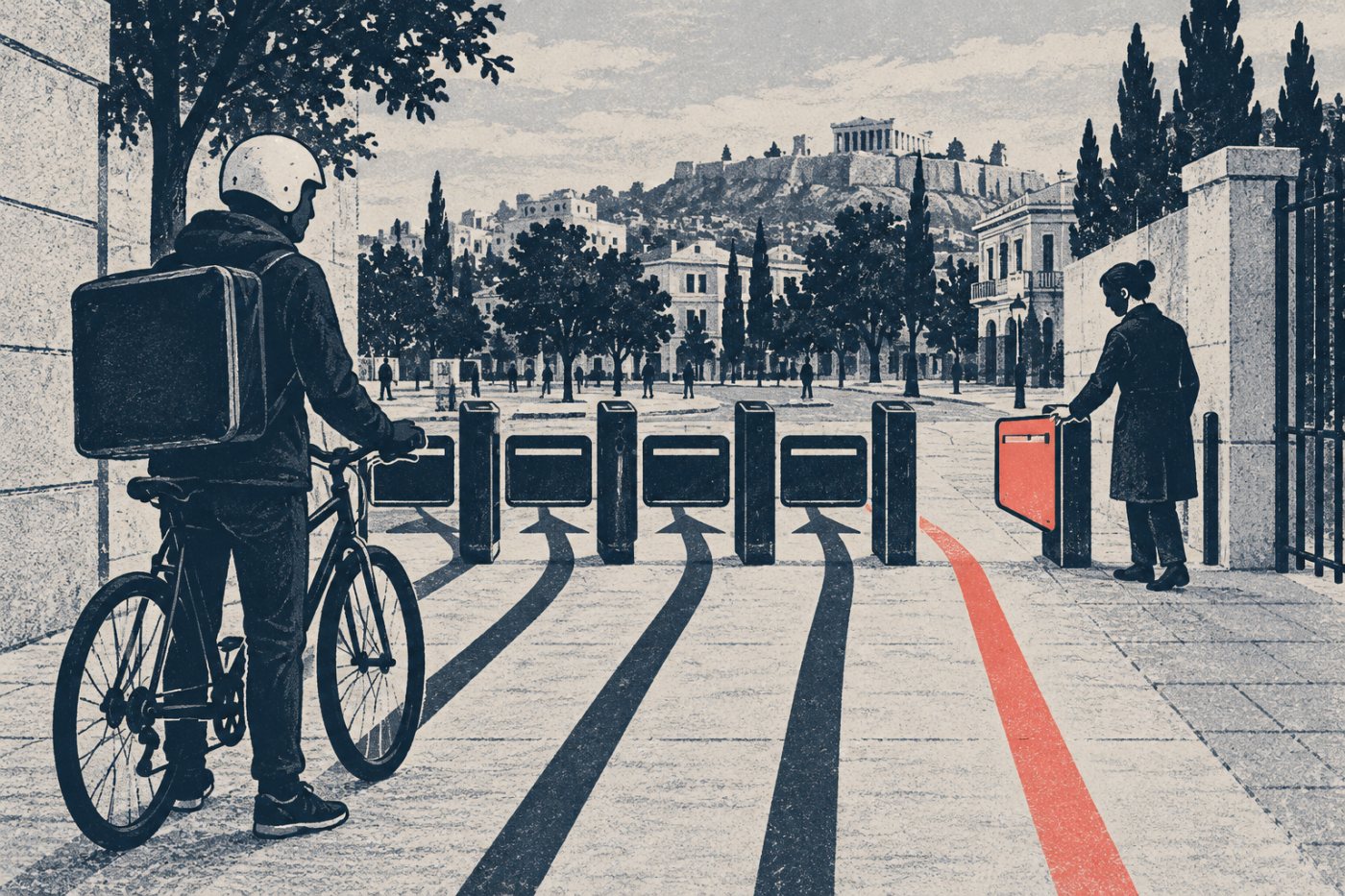 Ενδεικτική επανεξέταση περιορισμού πρόσβασης στην εργασία μέσω πλατφόρμας από άνθρωπο.