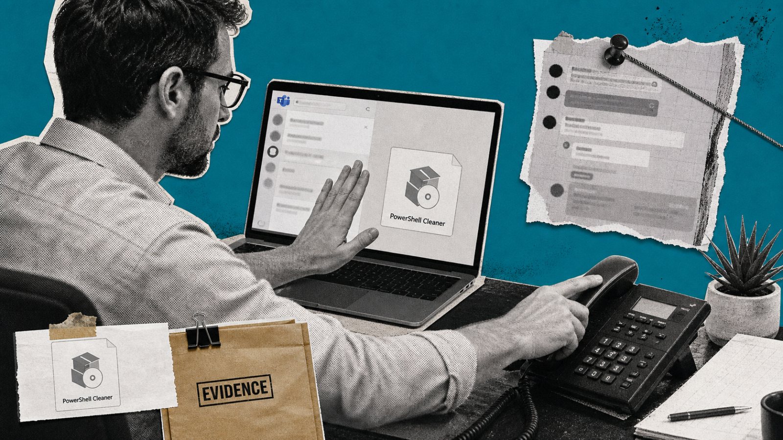 Falso suporte no Teams instala o SynkLoader e rouba a senha do Windows