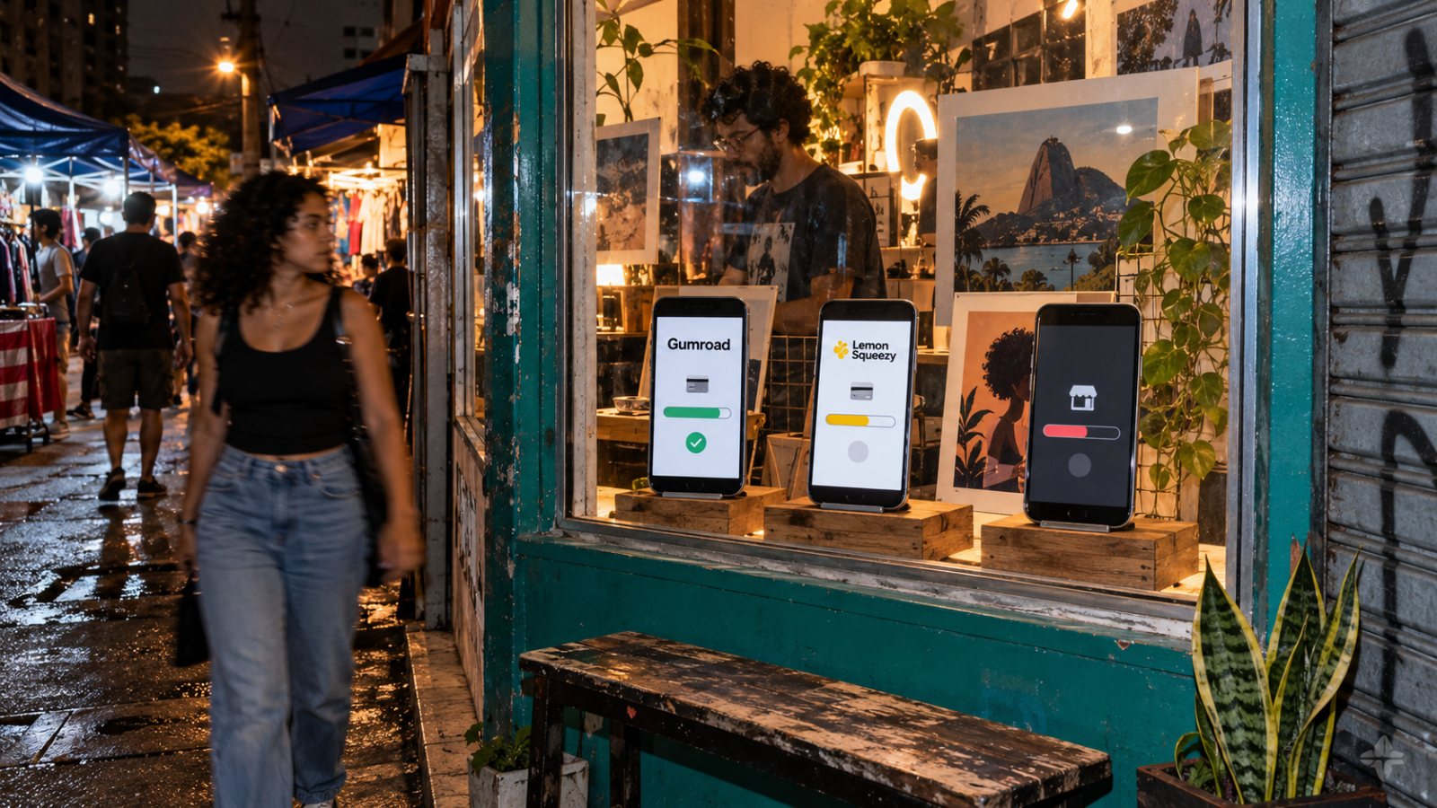 Gumroad ou Lemon Squeezy: a venda internacional adiciona novas taxas