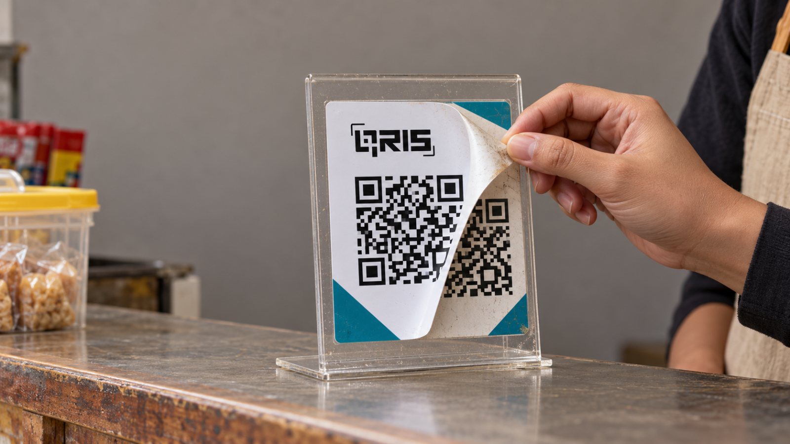 QRIS palsu bisa tampak meyakinkan—nama merchant adalah pemeriksaan terakhir