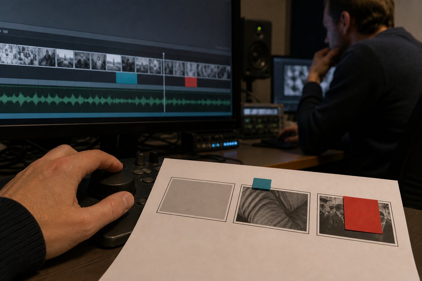 Audit d’un montage documentaire avec masquage d’un plan, réduction d’une description et rejet d’une miniature sensationnaliste.