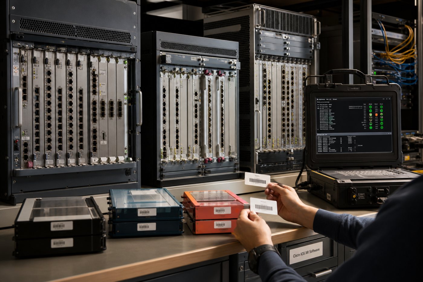 Cisco IOS XR機器のリリース、LNTの有無、稼働機能を照合して対象SMUを判定する作業