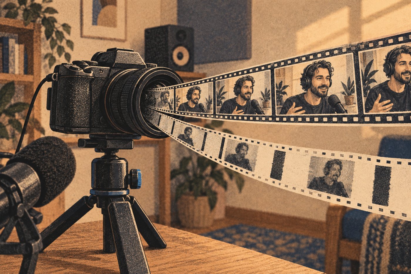 Kaugintervjuu kaamera ja mikrofon näitavad, et 4K salvestuse tulemus sõltub osaleja seadmetest.