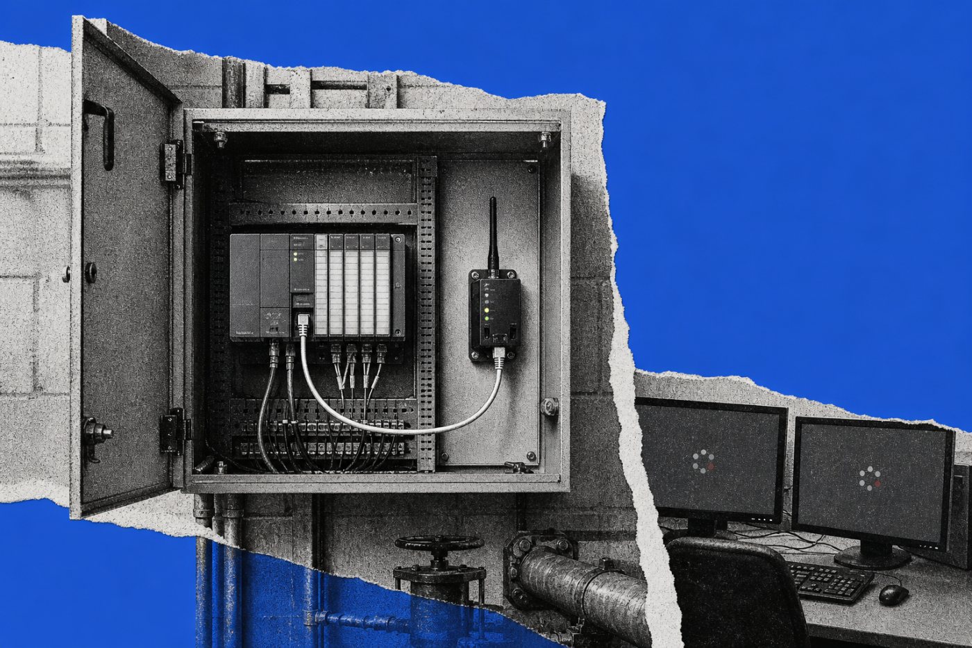 Un automate relié à un modem cellulaire devient inaccessible depuis la supervision après la modification de son adresse réseau.
