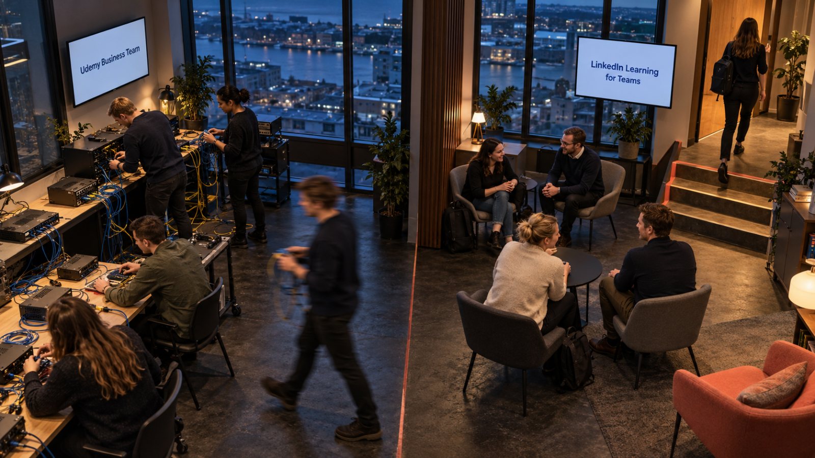 Udemy Business eða LinkedIn Learning: 20 dalir ráða ekki valinu