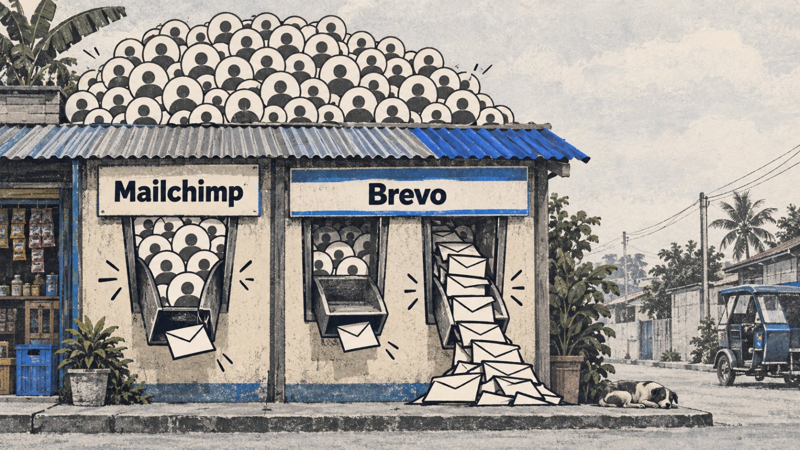Mailchimp o Brevo: contacts o padala ang tunay na nagpapalaki ng bill